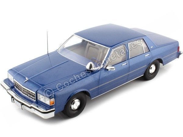 Cochesdemetal.es 1987 Chevrolet Caprice "Oficina Federal de Investigación FBI" Azul Metalizado 1:18 MC Group 18388