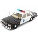 Cochesdemetal.es 1987 Chevrolet Caprice "Departamento Policía San Francisco SFPD" Blanco/Negro 1:18 MC Group 18389
