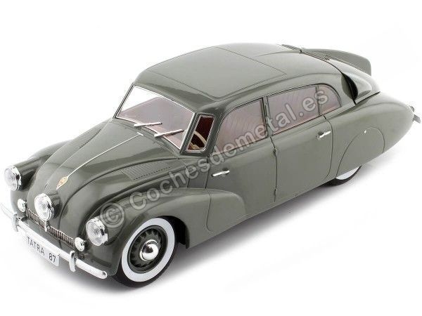 Cochesdemetal.es 1937 Tatra 87 Gris Oscuro 1:18 MC Group 18363