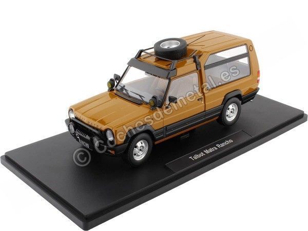 Cochesdemetal.es 1983 Talbot Matra Rancho Grand Raid Ocre 1:18 KK-Scale KKDC180824