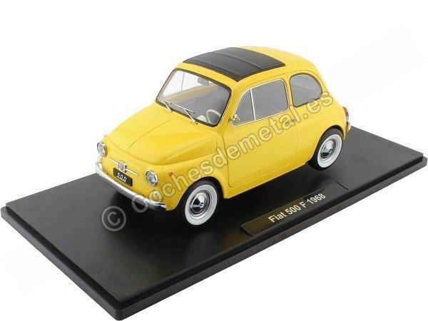 Cochesdemetal.es 1968 Fiat 500 Amarillo 1:12 KK-Scale KKDC120034