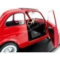Cochesdemetal.es 1968 Fiat 500 Rojo 1:12 KK-échelle KKDC120031