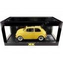 Cochesdemetal.es 1968 Fiat 500 Amarillo 1:12 KK-échelle KKDC120034