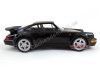 Cochesdemetal.es 1988 Porsche 911 (964) Turbo Coupe Negro 1:18 Welly 18026