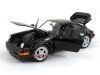 Cochesdemetal.es 1988 Porsche 911 (964) Turbo Coupe Negro 1:18 Welly 18026