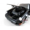 Cochesdemetal.es 1988 Porsche 911 (964) Turbo Coupe Negro 1:18 Welly 18026