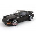 Cochesdemetal.es 1988 Porsche 911 (964) Turbo Coupe Negro 1:18 Welly 18026