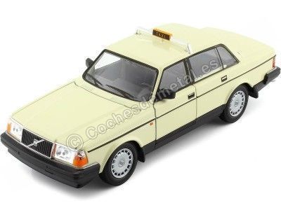 Cochesdemetal.es 1986 Volvo 240 GL Taxi Beige 1:24 Welly 24102TX