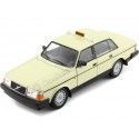 Cochesdemetal.es 1986 Volvo 240 GL Taxi Beige 1:24 Welly 24102TX