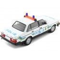 CARSDEMETAL.ES 1986 Volvo 240 BL "Police suédoise" blanc 1:24 Wellly 24102Sp