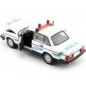 CARSDEMETAL.ES 1986 Volvo 240 BL "Police suédoise" blanc 1:24 Wellly 24102Sp