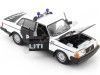 CARSDEMETAL.ES 1986 Volvo 240 BL "Norvège Police" blanc / noir 1:24 Welly 24102NW