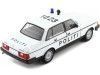 CARSDEMETAL.ES 1986 Volvo 240 GL "Police du Danemark" White 1:24 Wellly 24102DK