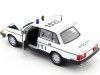 CARSDEMETAL.ES 1986 Volvo 240 GL "Police du Danemark" White 1:24 Wellly 24102DK