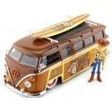 Cochesdemetal.es 1963 Volkswagen VW T1 Bus + Fgura Woody Toy Story 1:24 Jada Toys 33176/253155000