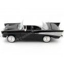 Cochesdemetal.es 1957 Chevrolet Bel Air Negro / Blanco 1:24 Motor Max 73228