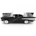 Cochesdemetal.es 1957 Chevrolet Bel Air Negro/Blanco 1:24 Motor Max 73228