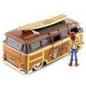 Cochesdemetal.es 1963 Volkswagen VW T1 Bus + Fgura Woody Toy Story 1:24 Jada Toys 33176/253155000