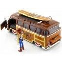 Cochesdemetal.es 1963 Volkswagen VW T1 Bus + Fgura Woody Toy Story 1:24 Jada Toys 33176/253155000