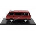 CARSDEMETAL.ES 1987 Volkswagen Bus T3 Multivan Magnum Metallic Red 1:18 KK KKDC180991