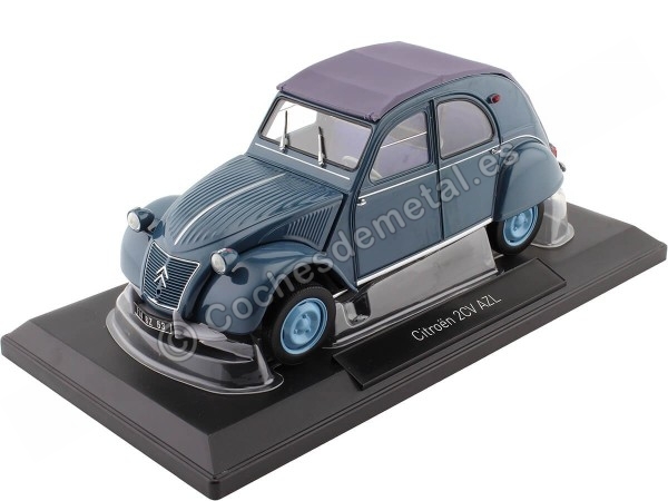 Cochesdemetal.es 1959 Citroen 2CV AZL Azul Glaciar 1:18 Norev 181485