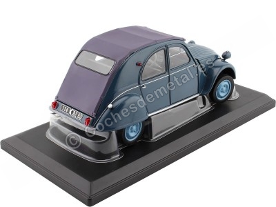 Cochesdemetal.es 1959 Citroen 2CV AZL Azul Glaciar 1:18 Norev 181485 2