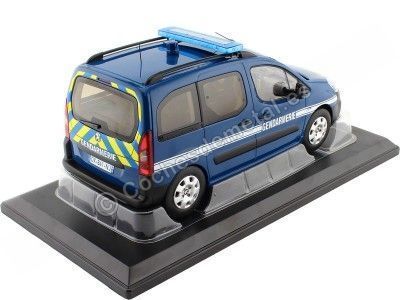 Cochesdemetal.es 2016 Peugeot Partner Gendarmerie Azul/Blanco 1:18 Norev 184895 2