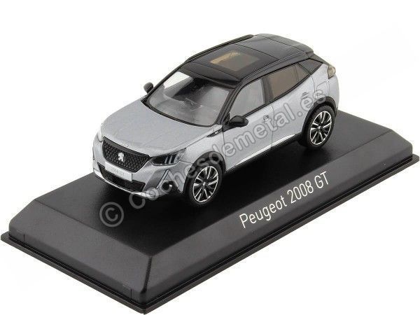 Cochesdemetal.es 2020 Peugeot 2008 GT Gris Artense 1:43 Norev 472864
