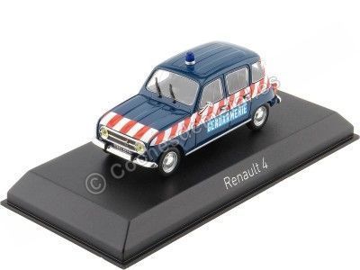 1968 Renault 4 R4 Gendarmerie Servicio Carretera Azul 1:43 Norev 510049 Cochesdemetal.es