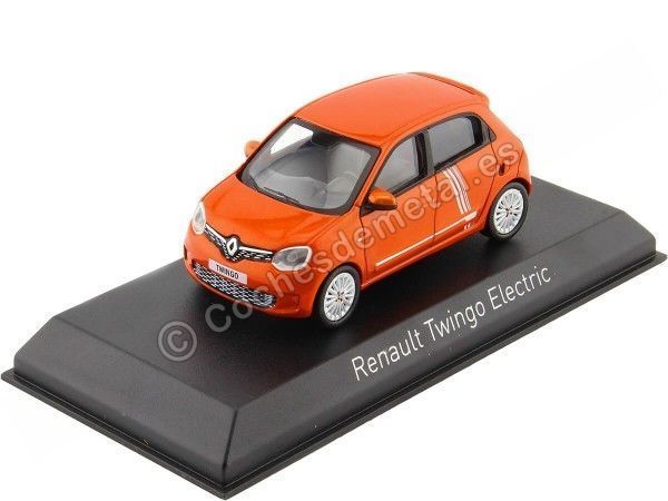 Cochesdemetal.es 2021 Renault Twingo Electric Naranja Valencia 1:43 Norev 517420