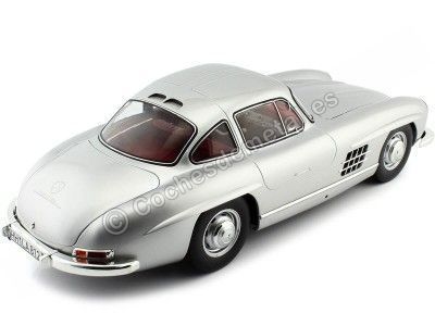 Cochesdemetal.es 1954 Mercedes-Benz 300 SL W198 "Alas de Gaviota" Gris Metalizado 1:12 Norev 123850 2