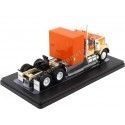 Cochesdemetal.es 1980 Cabeza Tractora GMC Général SZM Naranja / Beige 1:43 Modèles Ixo Tr129.22