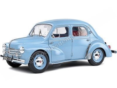 1951 Renault 4CV Azul Petrole 1:18 Solido S1806604 Cochesdemetal.es