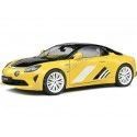 Cochesdemetal.es 2022 Alpine A110S "Tribute Tour De Corse 75" Amarillo 1:18 Solido S1801620
