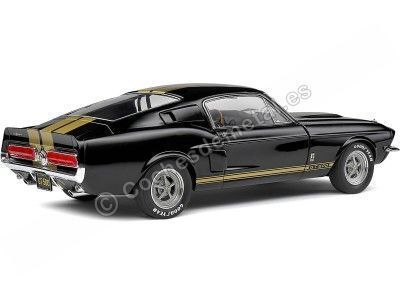 Cochesdemetal.es 1967 Ford Shelby Mustang GT500 Negro/Oro 1:18 Solido S1802908 2