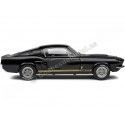 Cochesdemetal.es 1967 Ford Shelby Mustang GT500 Negro/Oro 1:18 Solido S1802908
