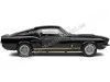 Cochesdemetal.es 1967 Ford Shelby Mustang GT500 Negro/Oro 1:18 Solido S1802908