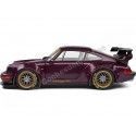 Cochesdemetal.es 2022 Porsche 911 (964) RWB Bodykit Hekigyoku Purpura Metalizado 1:18 Solido S1807504