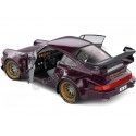 Cochesdemetal.es 2022 Porsche 911 (964) RWB Bodykit Hekigyoku Purpura Metalizado 1:18 Solido S1807504