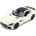 Cochesdemetal.es 2015 Mercedes-Benz AMG GT R Coupe (C190) Blanco Perlado 1:24 Welly 24081
