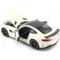 Cochesdemetal.es 2015 Mercedes-Benz AMG GT R Coupe (C190) Blanco Perlado 1:24 Welly 24081