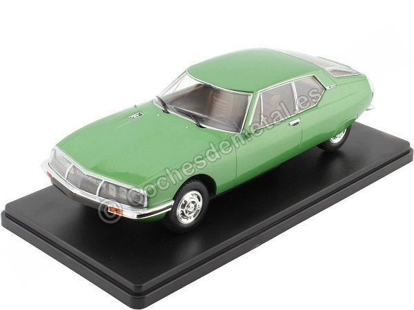 Cochesdemetal.es 1970 Citroen SM Verde Metalizado 1:24 WhiteBox 124147