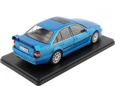 Cochesdemetal.es 1991 Opel Omega Evolution 500 Azul Metalizado 1:24 WhiteBox 124138-O 2