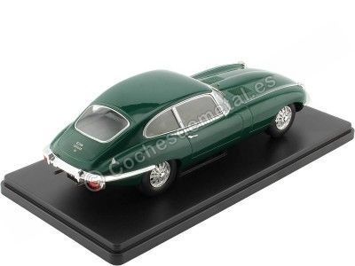 1964 Jaguar E-Type Coupé "Deportivo Zapatilla" Verde Inglés 1:24 WhiteBox 124149 Cochesdemetal.es 2