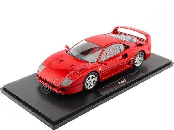Cochesdemetal.es 1987 Ferrari F40 (Con Asientos Rojos) Rojo 1:18 KK-Scale KKDC180694