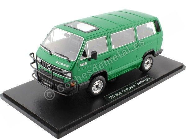 Cochesdemetal.es 1987 Volkswagen VW T3 Syncro Jagdwagen Verde 1:18 KK-Scale 180965