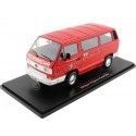 Cochesdemetal.es 1987 Volkswagen VW T3 Syncro Bomberos de Munster Rojo 1:18 KK-Scale 180966