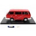 CARSDEMETAL.ES 1987 Volkswagen VW T3 Syncro Firefighters of Red Munster 1:18 kk-échelle 180966