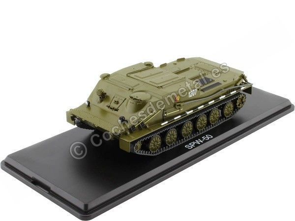 Cochesdemetal.es 1952 Transporte Anfibio de Tropas Panzer SPW-50 NVA Verde 1:43 Premium ClassiXXs PCL47101