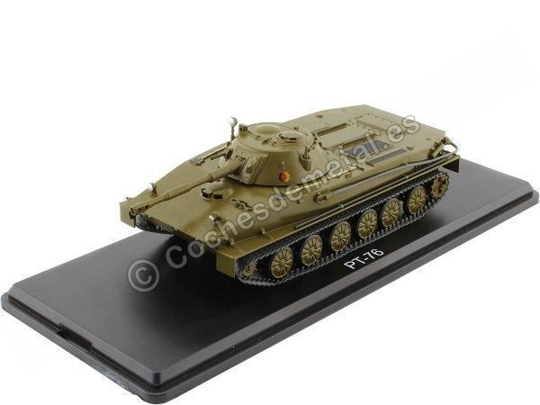 Cochesdemetal.es 1953 Carro de Combate Anfibio Panzer PT-76 NVA Verde Oliva 1:43 Premium ClassiXXs PCL47103